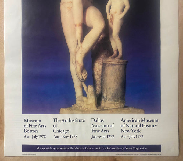 1978 Pompeii A.D. 79 Traveling Exhibition Boston Chicago Dallas New York City Museums