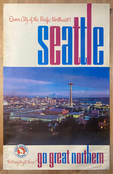 c.1960s Seattle Queen City of the Pacific Northwest Great Northern Railway