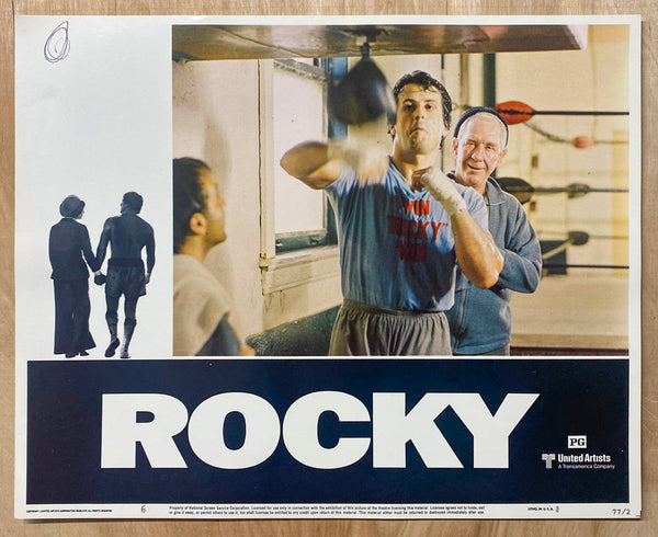 1976 ROCKY Complete Lobby Card Set of 8 Best Picture Sylvester Stallone