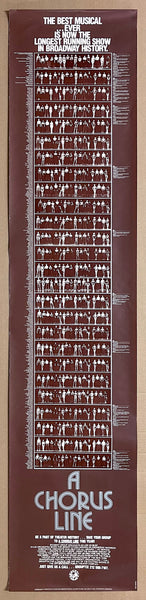 1983 A Chorus Line Longest Running Show in Broadway History Theater