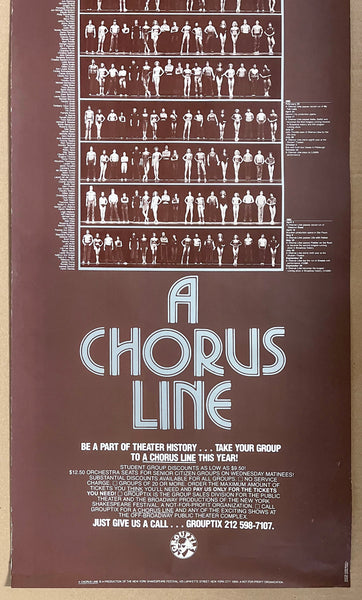 1983 A Chorus Line Longest Running Show in Broadway History Theater