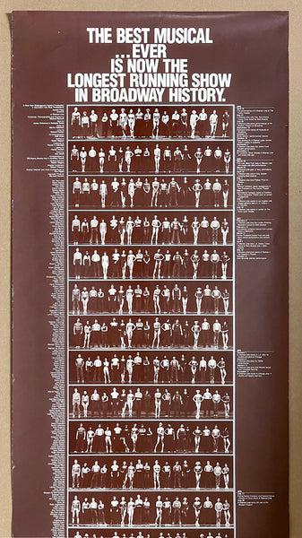 1983 A Chorus Line Longest Running Show in Broadway History Theater