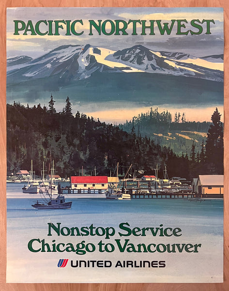 c.1973 Pacific Northwest Canada United Airlines Thomas Hoyne