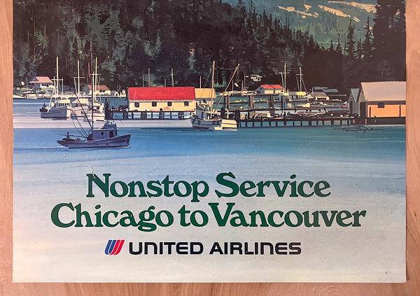 c.1973 Pacific Northwest Canada United Airlines Thomas Hoyne
