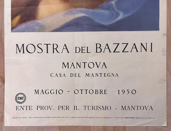 1950 Mostra del Giuseppe Bazzani Mantova Italy Art Exhibition