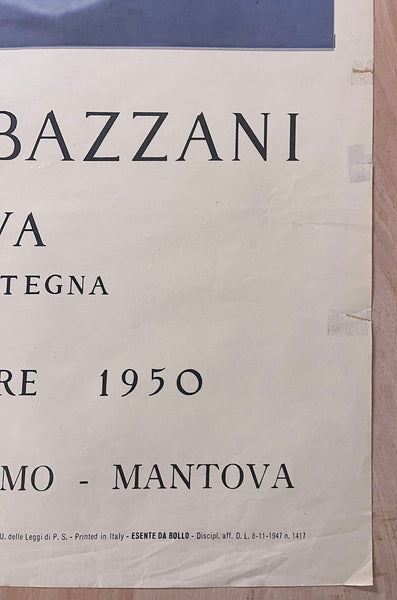 1950 Mostra del Giuseppe Bazzani Mantova Italy Art Exhibition