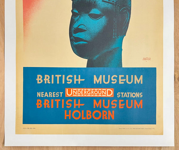 1928 Ethnography British Museum London Underground Austin Cooper Africa