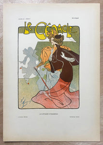 1896 Le Cénacle by Victor Mignot Les Affiches Etrangéres