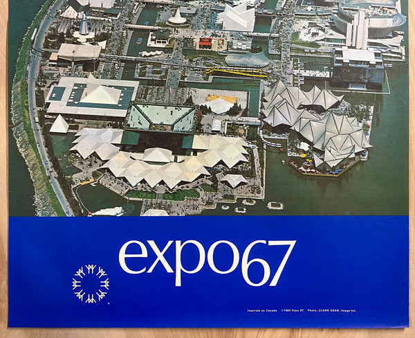1967 EXPO67 EXPO 67 Montreal World’s Fair Exposition Bird’s-eye View Canada