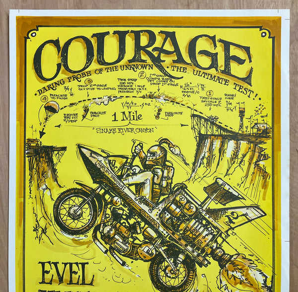 1971 Evel Knievel Snake River Canyon Jump Promotion Twin Falls Idaho