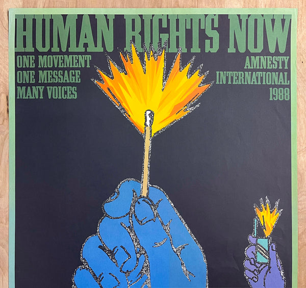 1988 Human Rights Now Amnesty International Seymour Chwast