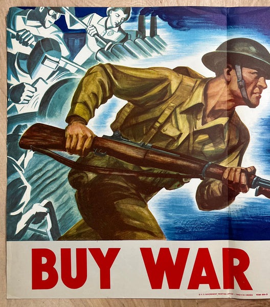 1942 Let’s ALL Fight Buy War Bonds WWII Homefront