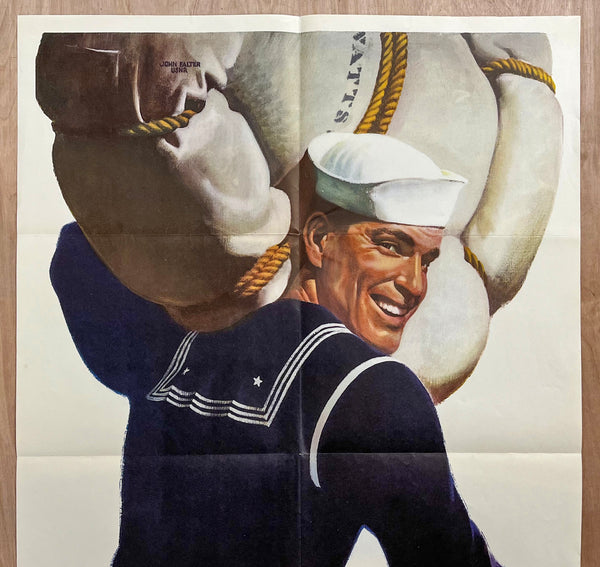 1943 If You Tell Where He's Going He May Never Get There John Falter US Navy WWII