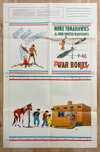 1942 More Tomahawks for Our United Warriors Treasury Native Americans WWII