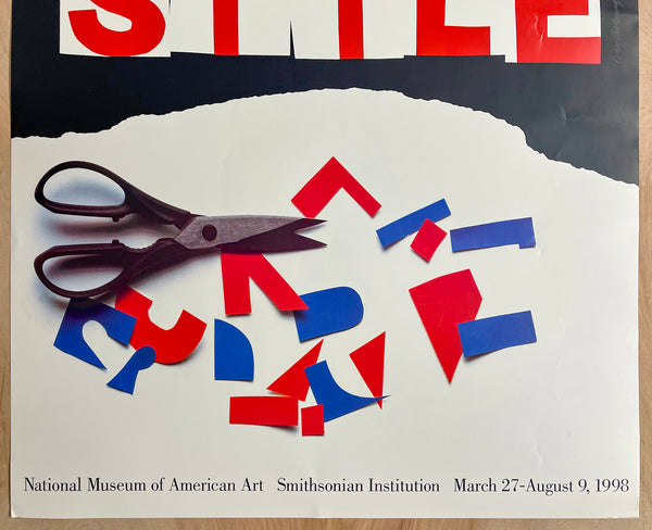 1998 Posters American Style Smithsonian Exhibit Ivan Chermayeff Signed