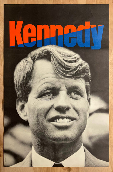 1968 Robert F. Kennedy Presidential Campaign Largest Size 38" x 25" RFK