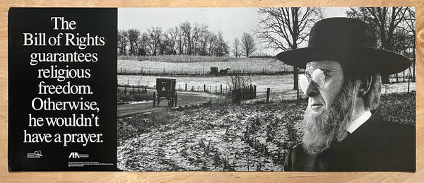 1991 American Bar Association Civil Liberties Rights Poster Group of 5 ABA