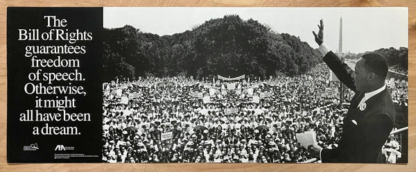 1991 American Bar Association Civil Liberties Rights Poster Group of 5 ABA