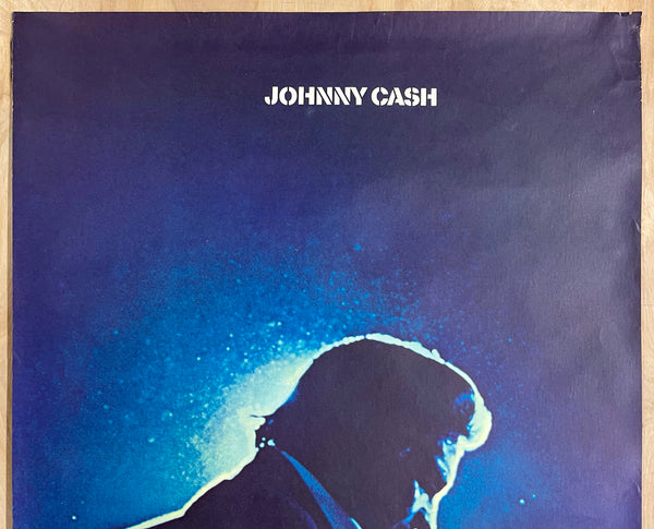 1969 Johnny Cash At San Quentin Columbia Records Album Promo