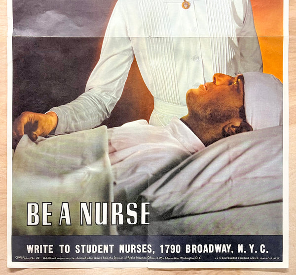 1943 Save His Life And Find Your Own Be A Nurse WWII Nursing