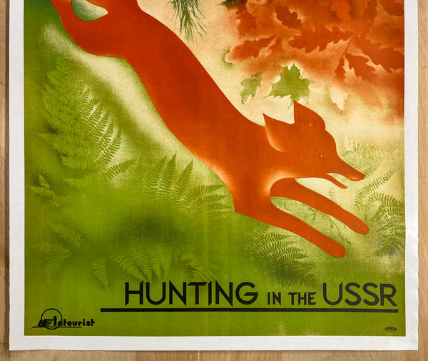 c.1935 Hunting in the USSR Intourist Soviet Union U.S.S.R.
