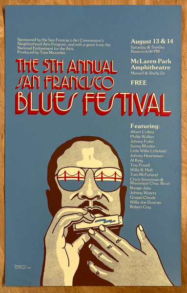 1977 5th Annual San Francisco Blues Festival Albert Collins Robert Cray