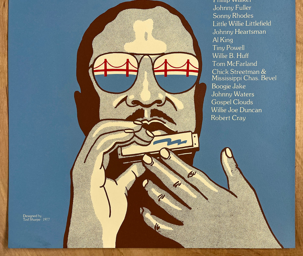 1977 5th Annual San Francisco Blues Festival Poster Albert Collins ...