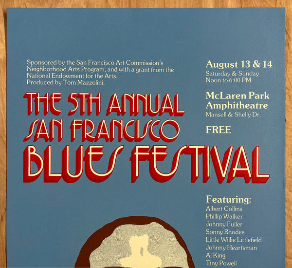 1977 5th Annual San Francisco Blues Festival Albert Collins Robert Cray