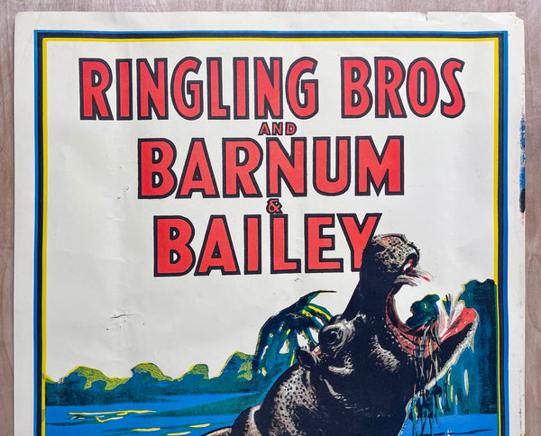 1945 Ringling Bros and Barnum & Bailey Circus Hippo Bill Bailey