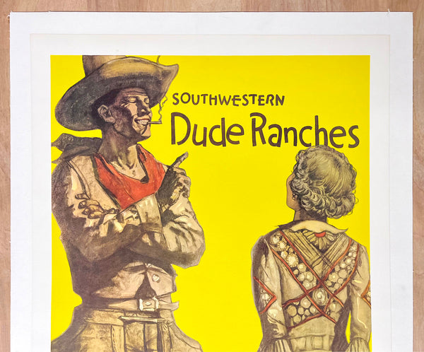 1949 Southwestern Dude Ranches Santa Fe Railroad Hernando Villa