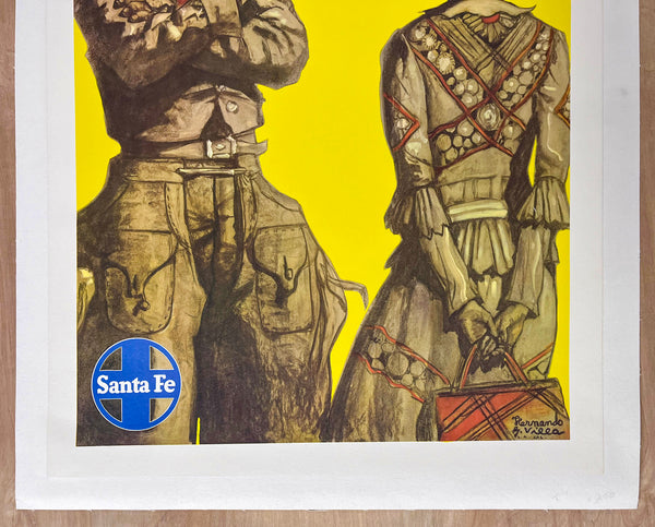1949 Southwestern Dude Ranches Santa Fe Railroad Hernando Villa