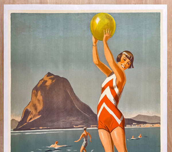 c.1930 Lugano Lido Switzerland