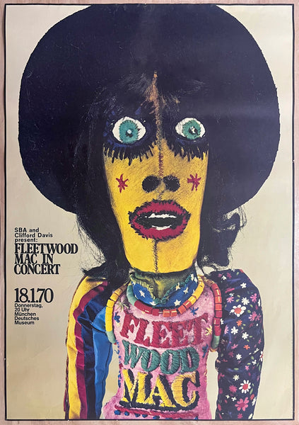1970 Fleetwood Mac in Concert Munich Germany Gunther Kieser