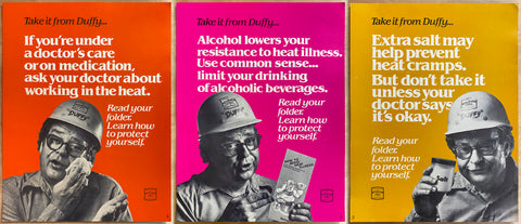 c.1972 Take It From Duffy Bethlehem Steel Workplace Safety Lot