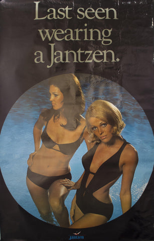Last Seen Wearing a Jantzen - Golden Age Posters