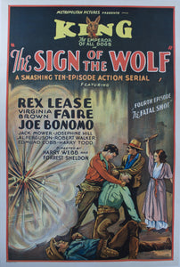 1931 The Sign of the Wolf - Fourth Episode "The Fatal Shot" - Golden Age Posters
