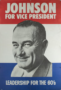1960 Johnson for Vice President - Golden Age Posters