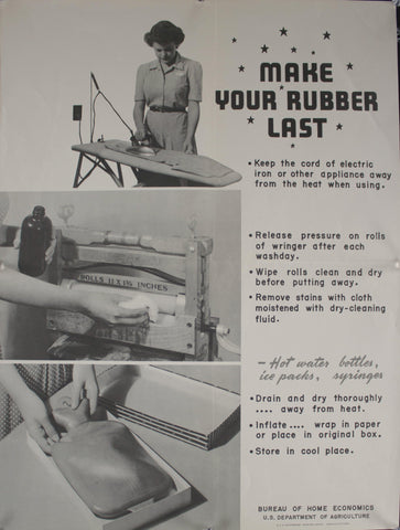 1942 Make Your Rubber Last - Golden Age Posters