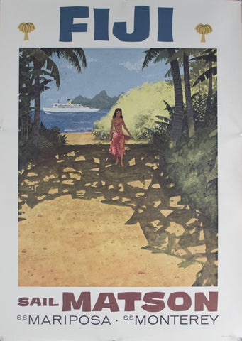 Fiji | Sail Matson | S.S. Mariposa S.S. Montery - Golden Age Posters
