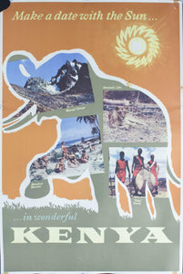 Make a Date with the Sun in Wonderful Kenya - Golden Age Posters