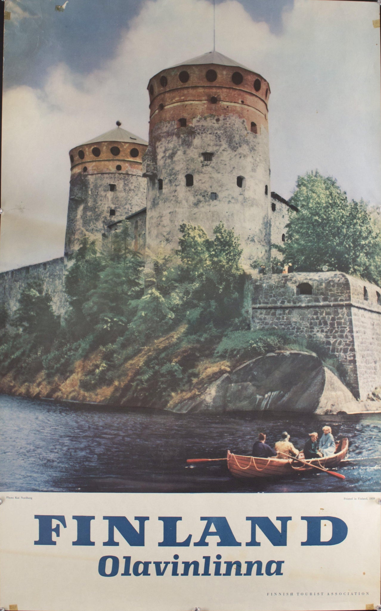 1959 Finland Olavinlinna - Golden Age Posters