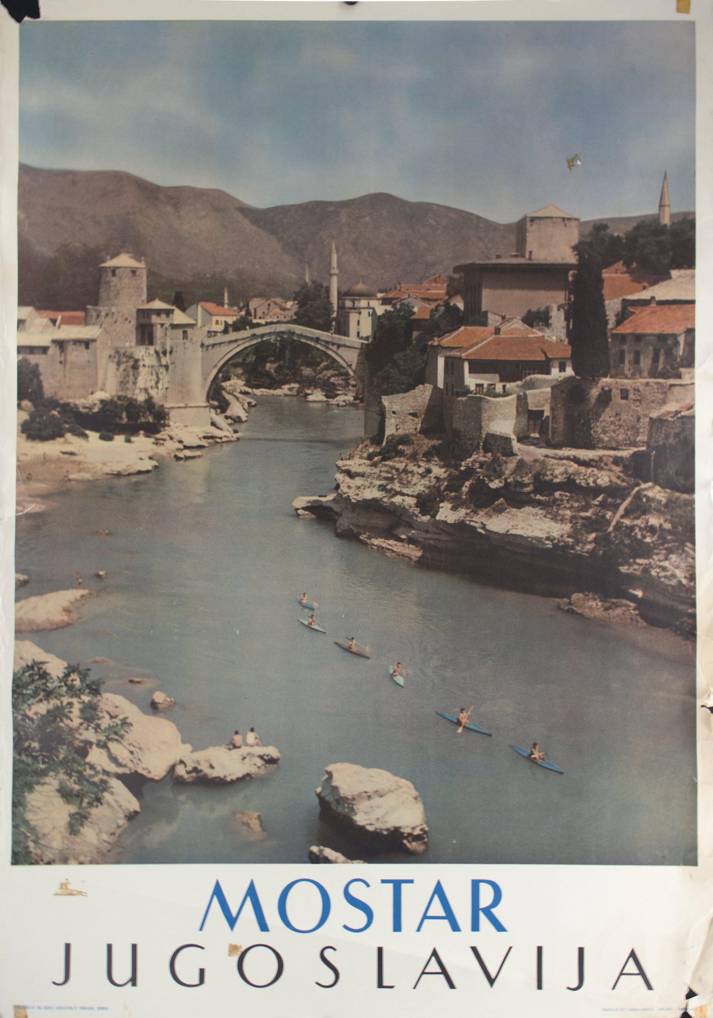 c. 1959 Mostar Jugoslavija - Golden Age Posters