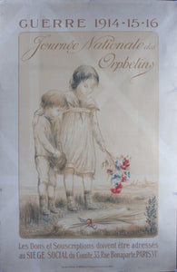 1916 Journee Nationale des Orphelins | Guerre 1914-15-16 - Golden Age Posters