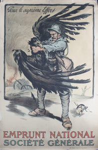 1918 Pour Le Supreme Effort by M. Falter - Golden Age Posters