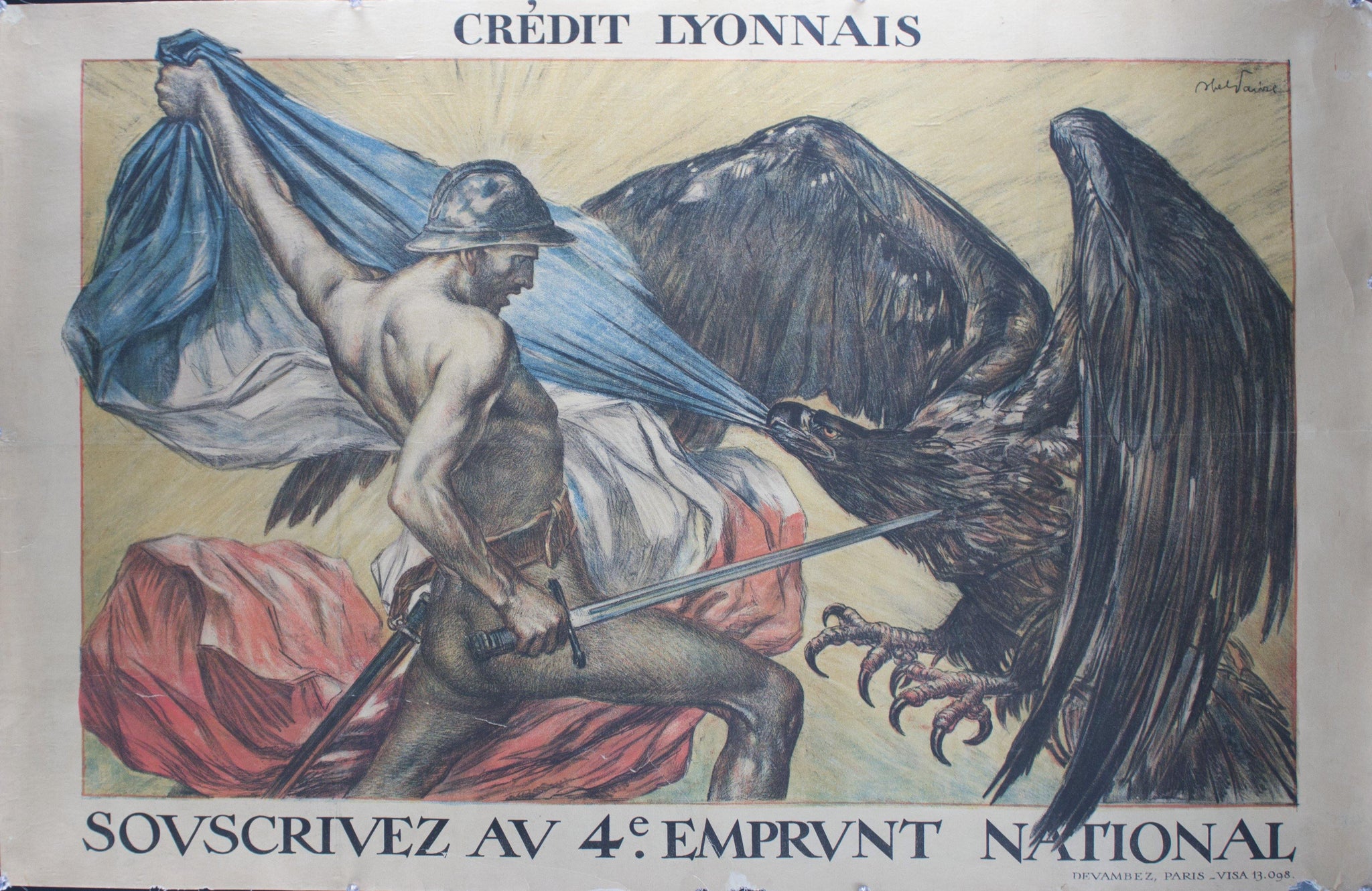 c. 1918 Credit Lyonnais - Golden Age Posters