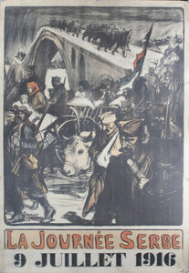 1916 La Journee Serbe by Charles Fouqueray - Golden Age Posters