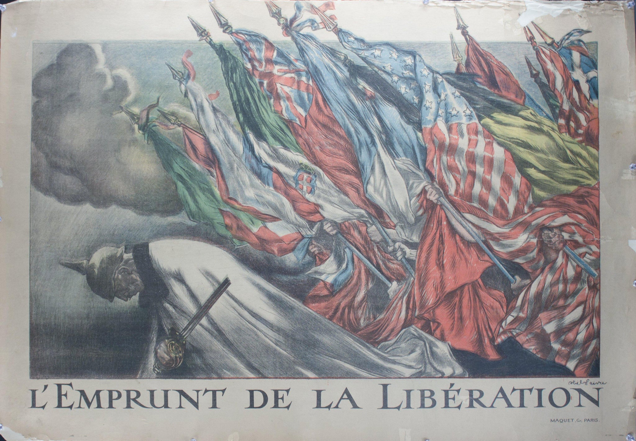 c. 1918 L'Emprunt De La Liberation - Golden Age Posters