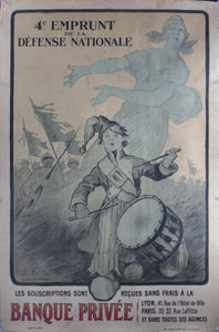 1918 Banque Privee | Les Souscriptions Sont Recues Sans Frais A La by M. Falter - Golden Age Posters