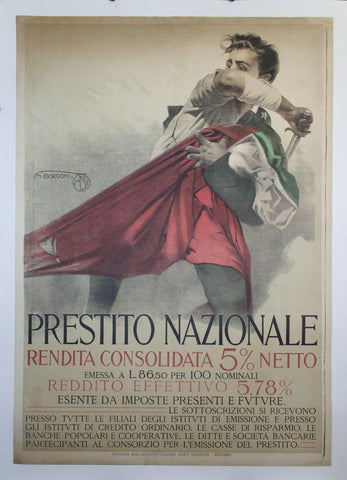 1918 Prestito Nazionale by Mario Borgoni - Golden Age Posters