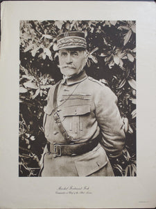 c. 1917 Marshall Ferdinand Foch | Commander in Chief of the Allied Armies - Golden Age Posters